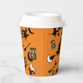 Hexenzauberer Schwarzmeerkatze Pappbecher (Rechts)