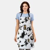 Hexenzauberer Schwarzmeerkatze Schürze (Getragen)