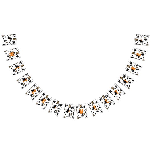 Hexenzauberer Schwarzmeerkatze Wimpelkette (Alle)