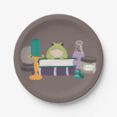 Hexenzauberschuss Halloween Pappteller (Vorderseite)