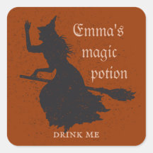 Hexenzaubertrank Halloween-Grunge-Illustration