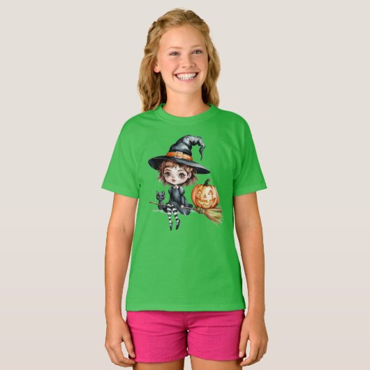 Hexenzaubertrick oder T - Shirt für Kinder (Vorne ganz)