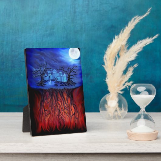 Hexenzeit, zwischen Himmel und Hölle Fotoplatte (Seite)