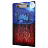 Hexenzeit, zwischen Himmel und Hölle Klemmbrett (Links)