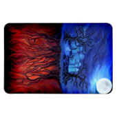 Hexenzeit, zwischen Himmel und Hölle Magnet (Horizontal)