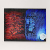 Hexenzeit, zwischen Himmel und Hölle Puzzle (Horizontal)