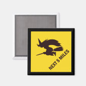 Hexenzone - Magnet - Meilen (Kaiserlich) (Vorderseite/Rückseite)