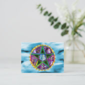 HexePentagram Visitenkarte (Stehend Vorderseite)