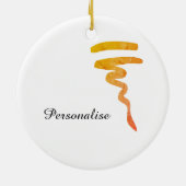 Hexerei Banishing Zauberspruch Zaubertrank weiß Keramik Ornament (Hinten)