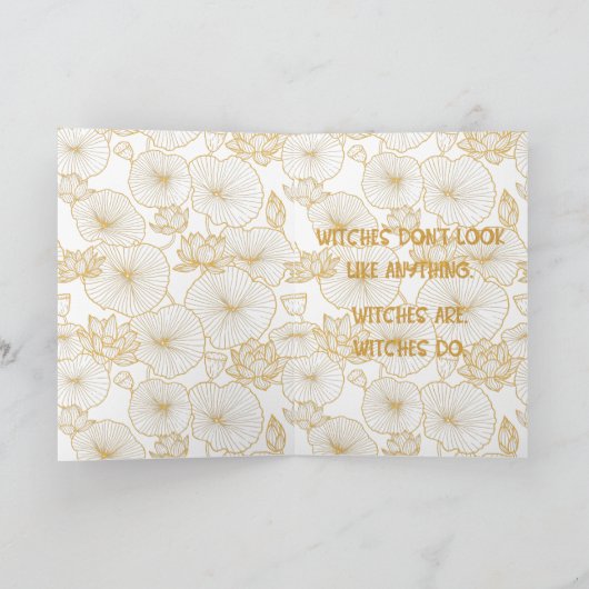 Hexerei Dankeskarte (Innenseite)