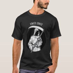 Hexerei Dark Goth Blackcraft Todesgrimm Sensenmann T-Shirt