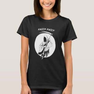 Hexerei Dark Goth Blackcraft Todesgrimm Sensenmann T-Shirt