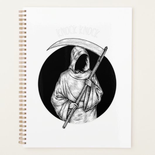 Hexerei Dunkelgoten Schwarzseher Tod grimmiger Sen Planer (Vorderseite)