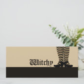 Hexerei Einladungen (Stehend Vorderseite)