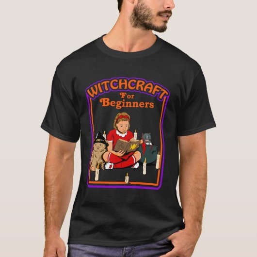 Hexerei für Anfängerstil T-Shirt (Vorderseite)