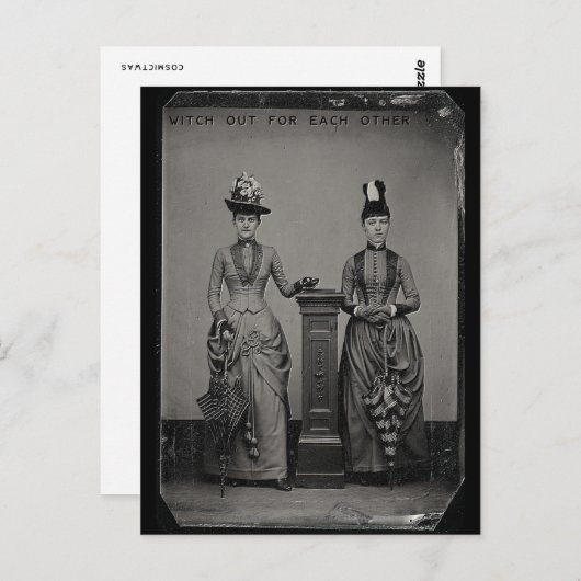 Hexerei für einander postkarte (Vorne/Hinten)