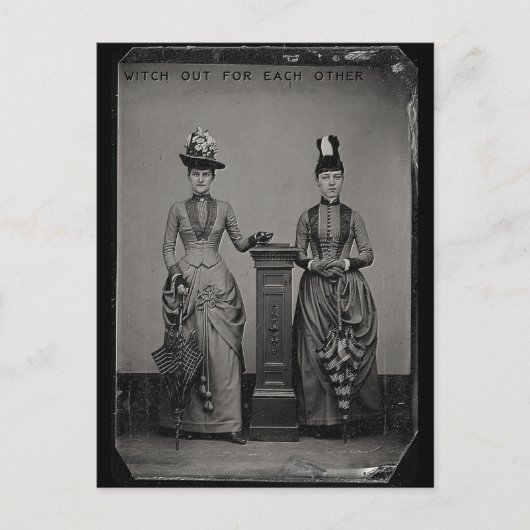 Hexerei für einander postkarte (Vorderseite)