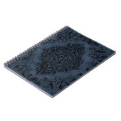 Hexerei Geblüht | Dusty Blue Fantasy Pentagramm Notizblock (Linke Seite)
