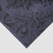 Hexerei Geblüht | Dusty Lila Fantasy Pentagramm Seidenpapier (Detail)