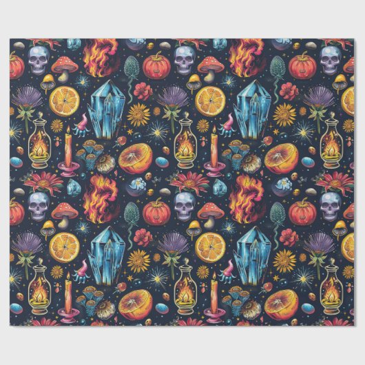 Hexerei Geschenkpapier (Flach)