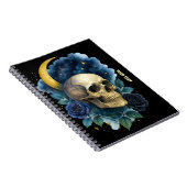 Hexerei Gothic Floral Halloween Creepy Notizblock (Rechte Seite)