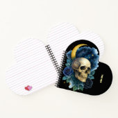 Hexerei Gothic Floral Halloween Creepy Notizblock (Innenseite)