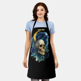 Hexerei Gothic Floral Halloween Creepy Schürze