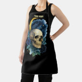 Hexerei Gothic Floral Halloween Creepy Schürze (InSitu)