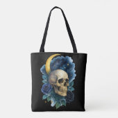 Hexerei Gothic Floral Halloween Creepy Tasche (Rückseite)