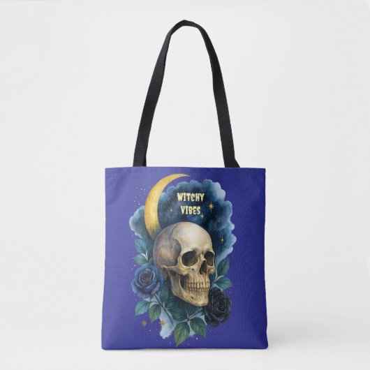 Hexerei Gothic Floral Halloween Creepy Tasche (Vorderseite)