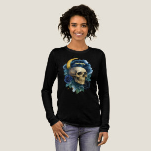 Hexerei Gothic Floral Halloween Creepy Tri-Blend Shirt