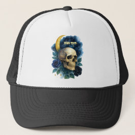 Hexerei Gothic Floral Halloween Creepy Truckerkappe