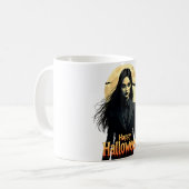 Hexerei Halloween Night Kaffeetasse (Vorderseite Links)