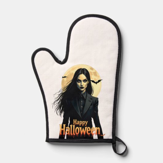 Hexerei Halloween Night Ofenhandschuh (Vorderseite)