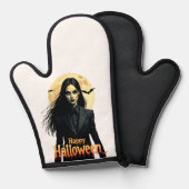 Hexerei Halloween Night Ofenhandschuh (Vorderseite/Rückseite)