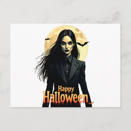 Hexerei Halloween Night Postkarte (Vorderseite)