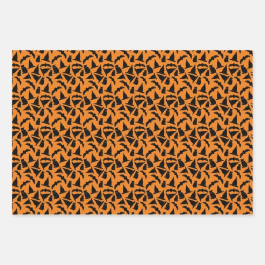 Hexerei Halloween Wrapping Paper Sheets Geschenkpapier Set (Vorderseite 2)