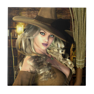 Hexerei Hexenhimmel Keramik Tile Fliese