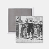 Hexerei im Dorf Salem Magnet (Vorderseite/Rückseite)