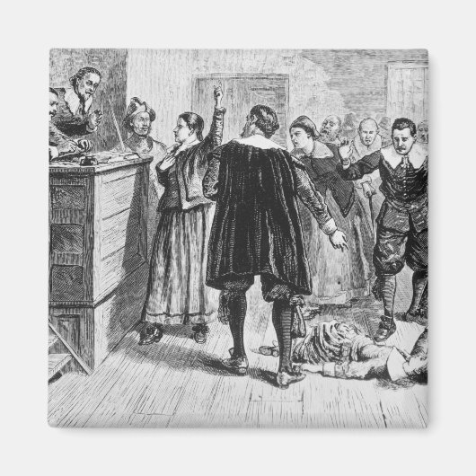 Hexerei im Dorf Salem Magnet (Vorne)