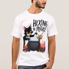Hexerei in Progress Cat T - Shirt - Hexenhyige Sch