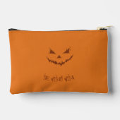 Hexerei Jack-O-Lantern Halloween Zubehörtasche (Rückseite)