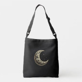 Hexerei liefert Black Candle Moon Crossbody Tasche (Rückseite)