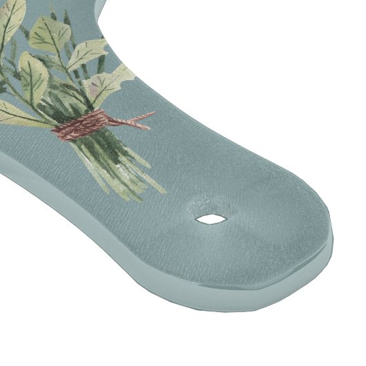 Hexerei Magische Kräuter Kristall Aquamarin grünes Schneidebrett (Ecke)