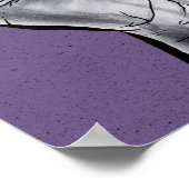 Hexerei mit schwarzen Nägeln und Monsterring Poster (Ecke)