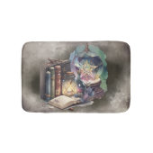 Hexerei | Pastel Spellbook Tomen und Kristallball Badematte (Vorderseite)