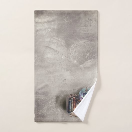 Hexerei | Pastel Spellbook Tomen und Kristallball Badhandtuch Set (Handtuch)