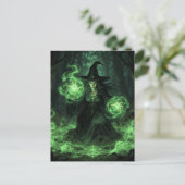Hexerei Postkarte (Stehend Vorderseite)