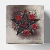 Hexerei | Rote Hexe mit dunklen bösen gotischen Sc Geschenkschachtel (Oben)