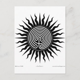 Hexerei: Sonnenbrand Labyrinth #4 Postkarte